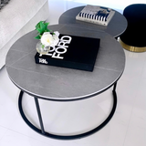 NNEDSZ Executive Stone Nested Coffee Table Set