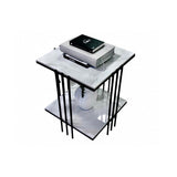 NNEDSZ Interior Ave - Milano Black Square Side Table