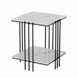 NNEDSZ Interior Ave - Milano Black Square Side Table
