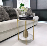 NNEDSZ Interior Ave - Alba Gold Side Table