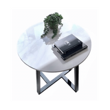 NNEDSZ Interior Ave - Sienna Marble Stone Top Side Table