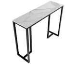 NNEDSZ Interior Ave - Stone Marble Console - Marble & Black
