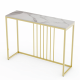 NNEDSZ Interior Ave - Stone Marble Console - Marble & Gold