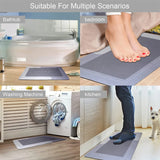 NNEDSZ Super Absorbent Non-Slip Floor Mat Soft Quick-Drying Bathroom Balcony Carpet L