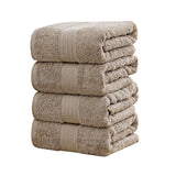 NNEDSZ 4 Piece Cotton Bath Towels Set - Sandstone