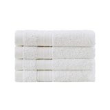 NNEDSZ Bath Towel Set - 4 Piece Cotton Washcloths - White