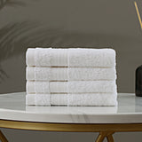 NNEDSZ Bath Towel Set - 4 Piece Cotton Washcloths - White