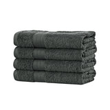 NNEDSZ Bath Towel 4 Piece Cotton Hand Towels Set - Charcoal