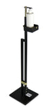 NNEDSZ Lirash Touch Free Hand Sanitiser Dispenser Station Floor Stand Foot Operated - Gold Black