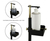 NNEDSZ Lirash Touch Free Hand Sanitiser Dispenser Station Floor Stand Foot Operated - Gold Black