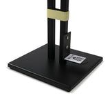 NNEDSZ Lirash Touch Free Hand Sanitiser Dispenser Station Floor Stand Foot Operated - Gold Black