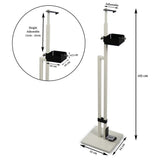 NNEDSZ Lirash Touch Free Hand Sanitiser Dispenser Station Floor Stand Foot Operated - White Black