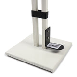 NNEDSZ Lirash Touch Free Hand Sanitiser Dispenser Station Floor Stand Foot Operated - White Black
