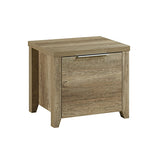 NNEDSZ Pieces Bedroom Suite Natural Wood Like MDF Structure Queen Size Oak Colour Bed, Bedside Table & Tallboy