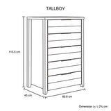 NNEDSZ Pieces Bedroom Suite Natural Wood Like MDF Structure Double Size Oak Colour Bed, Bedside Table, Tallboy & Dresser