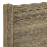 NNEDSZ Size Bed Frame Natural Wood like MDF in Oak Colour