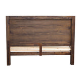 NNEDSZ Frame King Size in Solid Wood Veneered Acacia Bedroom Timber Slat in Chocolate