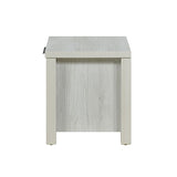 NNEDSZ Table 2 drawers Storage Table Night Stand MDF in White Ash