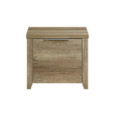 NNEDSZ Table 2 drawers Storage Table Night Stand MDF in Oak