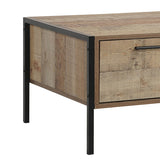 NNEDSZ Table 2 drawers Night Stand Upholstery Fabric Storage in Light Grey Colour