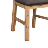 NNEDSZ Pieces Dining Suite 210cm Large Size Dining Table & 8X Chairs with Solid Acacia Wooden Base in Oak Colour