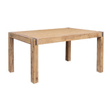 NNEDSZ Pieces Dining Suite 210cm Large Size Dining Table & 8X Chairs with Solid Acacia Wooden Base in Oak Colour