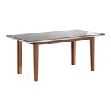NNEDSZ Table White Top High Glossy Wooden Base