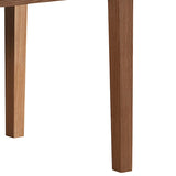 NNEDSZ Table White Top High Glossy Wooden Base