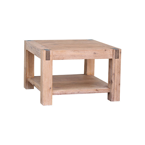 NNEDSZ Table Open Storage Solid Wooden Frame in Classic Oak Colour