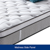 NNEDSZ Mattress in Gel Memory Foam 6 Zone Pocket Coil Soft Firm Bed 30cm Thick