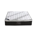 NNEDSZ Euro Top Queen Size Pocket Spring Coil with Knitted Fabric Medium Firm 33cm Thick