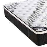 NNEDSZ Euro Top Queen Size Pocket Spring Coil with Knitted Fabric Medium Firm 33cm Thick