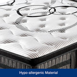 NNEDSZ Mattress in Gel Memory Foam Pocket Coil Medium Firm Bed 34cm Thick