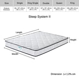 NNEDSZ Size Mattress in 6 turn Pocket Coil Spring and Foam Best value