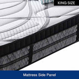 NNEDSZ Mattress Pocket Coil Spring Foam Firm Bed 32cm thick