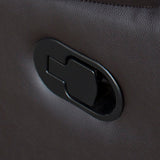 NNEDSZ Seater Recliner Sofa Chair In Faux Leather Lounge Couch Armchair in Brown