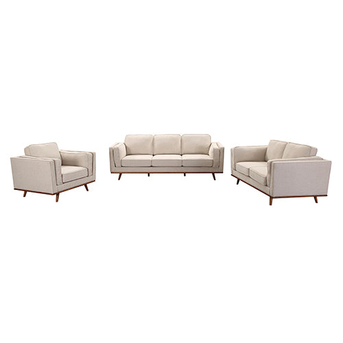 NNEDSZ Seater Sofa Beige Fabric Lounge Set for Living Room Couch with Wooden Frame