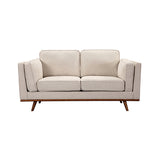NNEDSZ Seater Sofa Beige Fabric Lounge Set for Living Room Couch with Wooden Frame