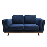 NNEDSZ Seater Sofa BlueFabric Lounge Set for Living Room Couch with Wooden Frame