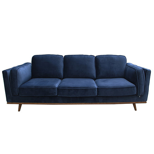 NNEDSZ Seater Sofa BlueFabric Lounge Set for Living Room Couch with Wooden Frame