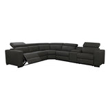 NNEDSZ Seater Real Later sofa Grey Color Lounge Set for Living Room Couch with Adjustable Headrest