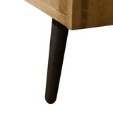 NNEDSZ 4 Drawers Tallboy Storage Cabinet Wood