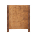 NNEDSZ with 4 Storage Drawers Solid Wooden Assembled in Chocolate Colour