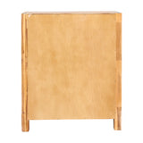 NNEDSZ with 4 Storage Drawers Solid Wooden Assembled in Oak Colour