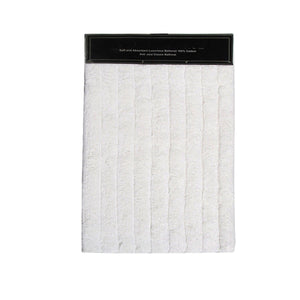 NNEDSZ 2000GSM Soft & Absorbant 100% Cotton Bath Mat 50 x 80cm White