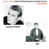 NNEDSZ James Dean Star Square Cushion Cover
