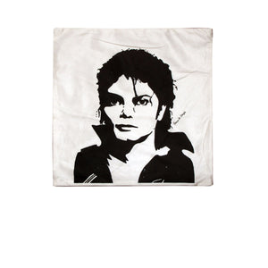 NNEDSZ Michael Jackson Portrait Square Cushion Cover