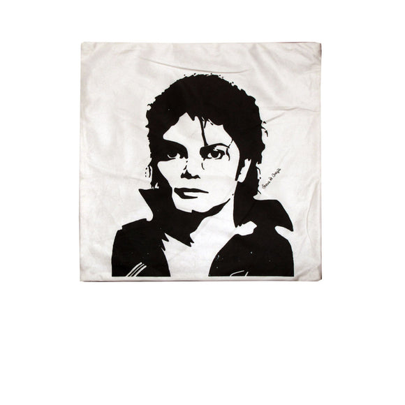 NNEDSZ Michael Jackson Portrait Square Cushion Cover