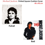NNEDSZ Michael Jackson Portrait Square Cushion Cover