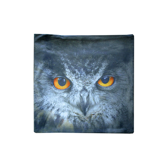 NNEDSZ Black Owl Square Cushion Cover